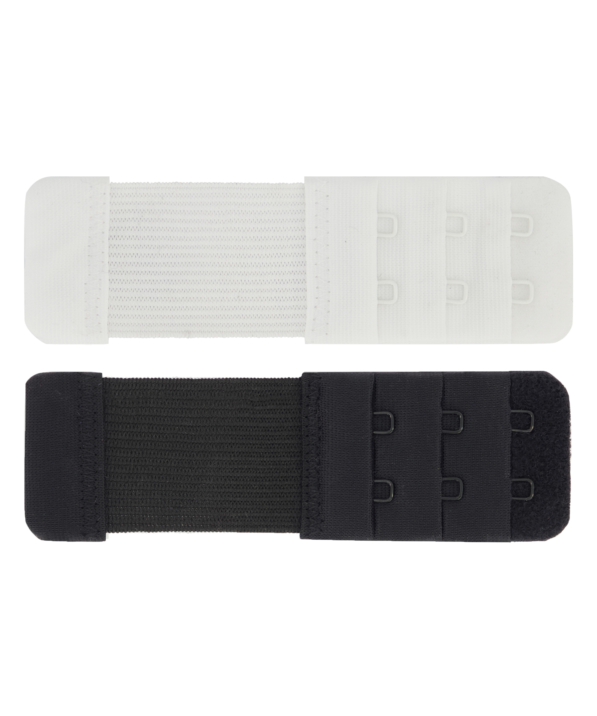 2-pack bh-verlengstukken, Zwart, main