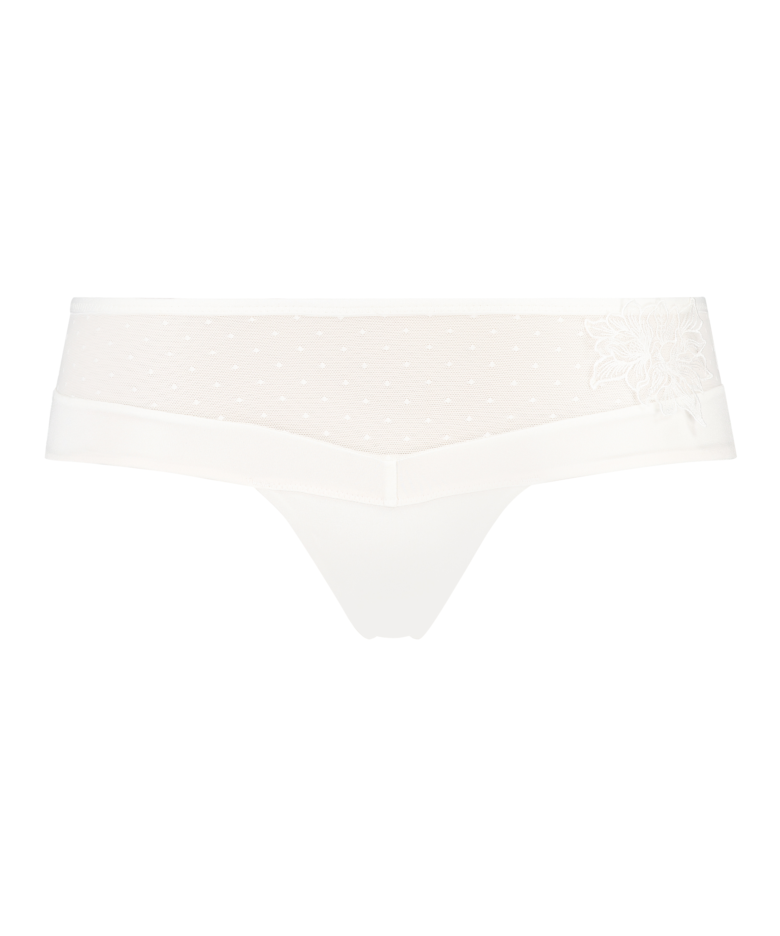 Boxer string Amelia, Blanc, main