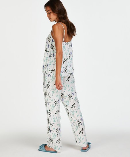 Cami pressed leaves, Wit