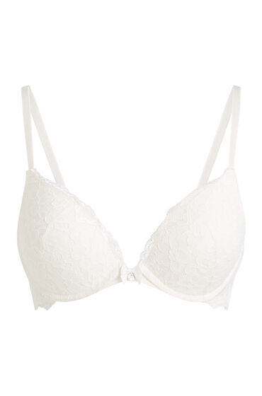 Hunkemöller Voorgevormde push-up beugel bh Marine Wit, foto 3
