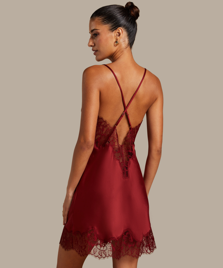 Slipdress Valerie, Rood