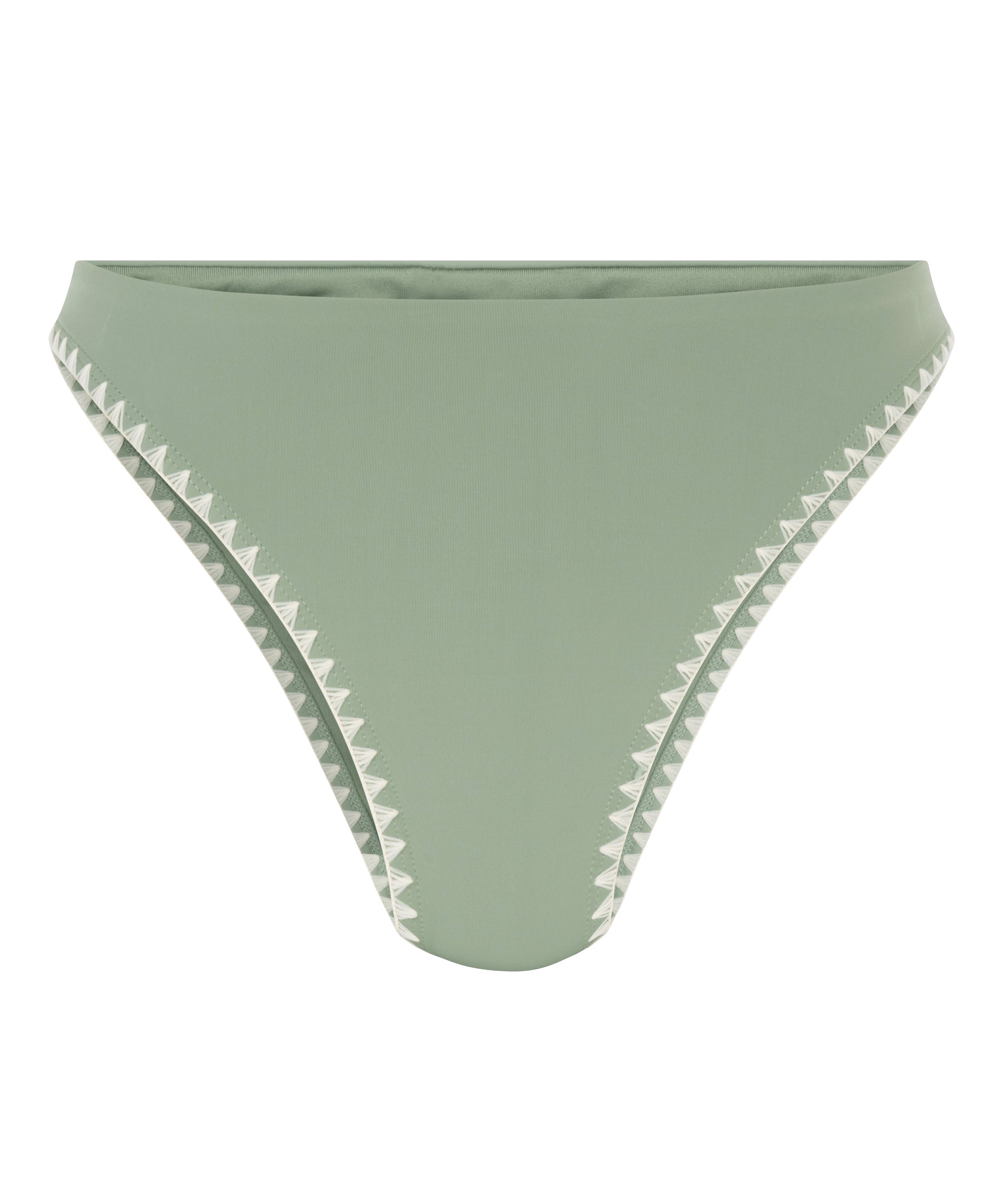 Bas de bikini &agrave; jambe haute Joburg, Vert, main