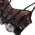 Soutien-gorge &agrave; armatures non-pr&eacute;form&eacute; longline Cynthia, Noir