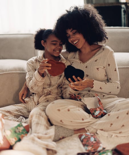 Pyjamatop Pointelle, Wit