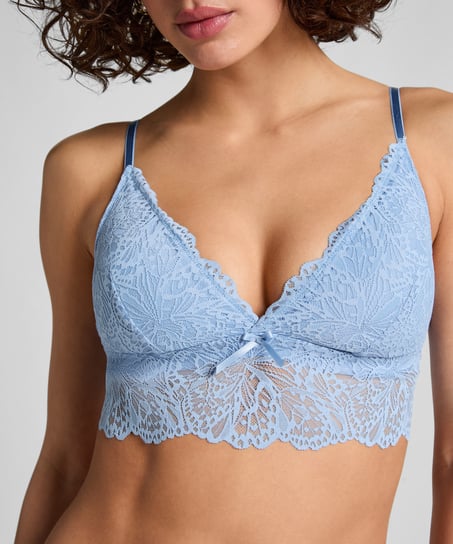 Triangel Bralette Posie, Blauw