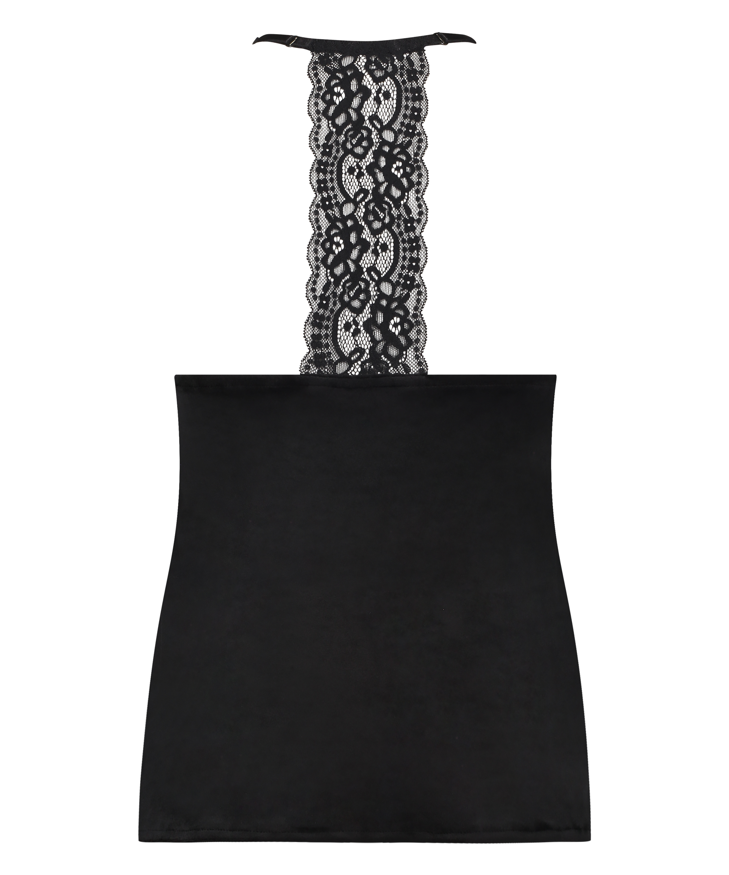 Top Velours Lace, Noir, main