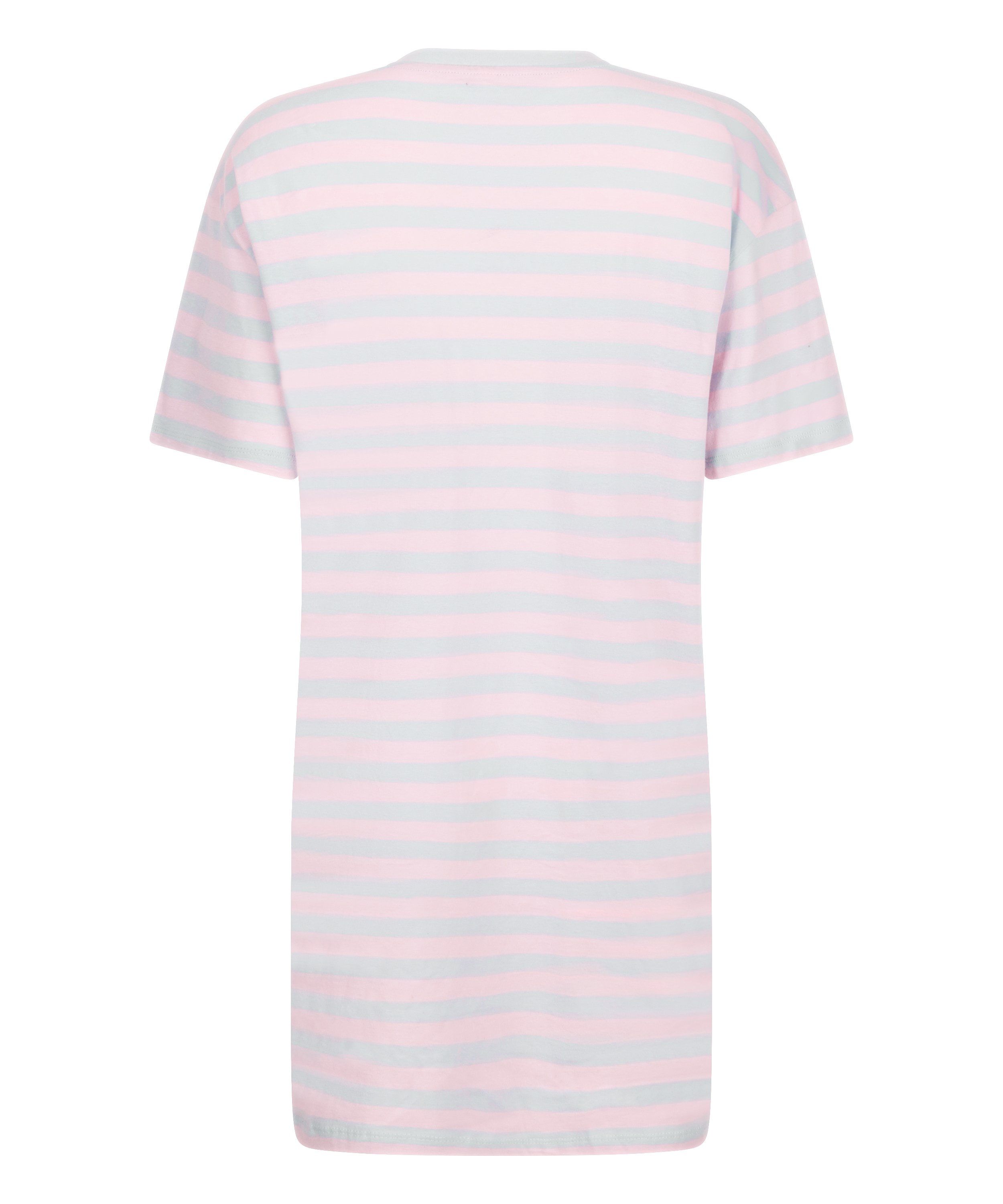 Chemise de nuit &agrave; col rond, Bleu, main