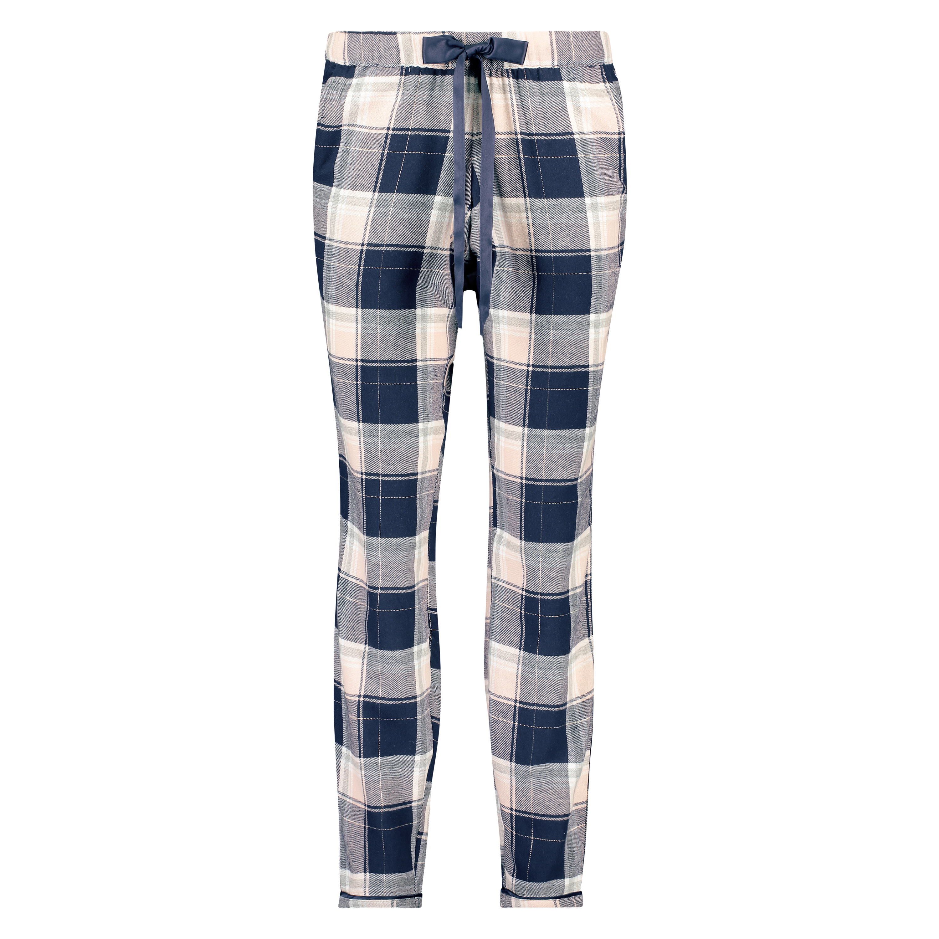Pyjamabroek Check, Blauw, main