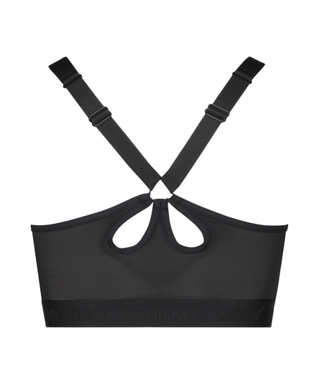 HKMX Soutien-gorge de sport The Pro Maintien niveau 3, Noir