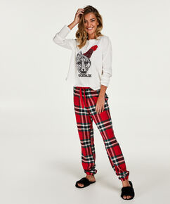 Pyjamaset dames, Rood