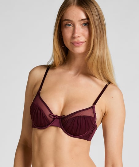 Soutien-gorge &agrave; armatures non-rembourr&eacute; Dulce, Pourpre
