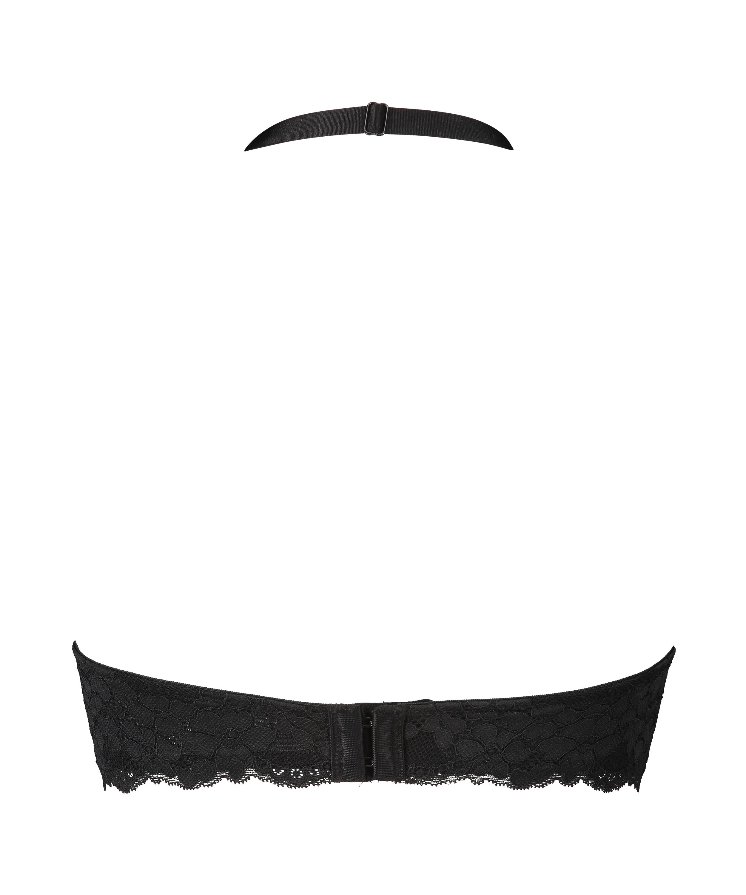 Brassière Halter Rosalyn préformée, Noir, main