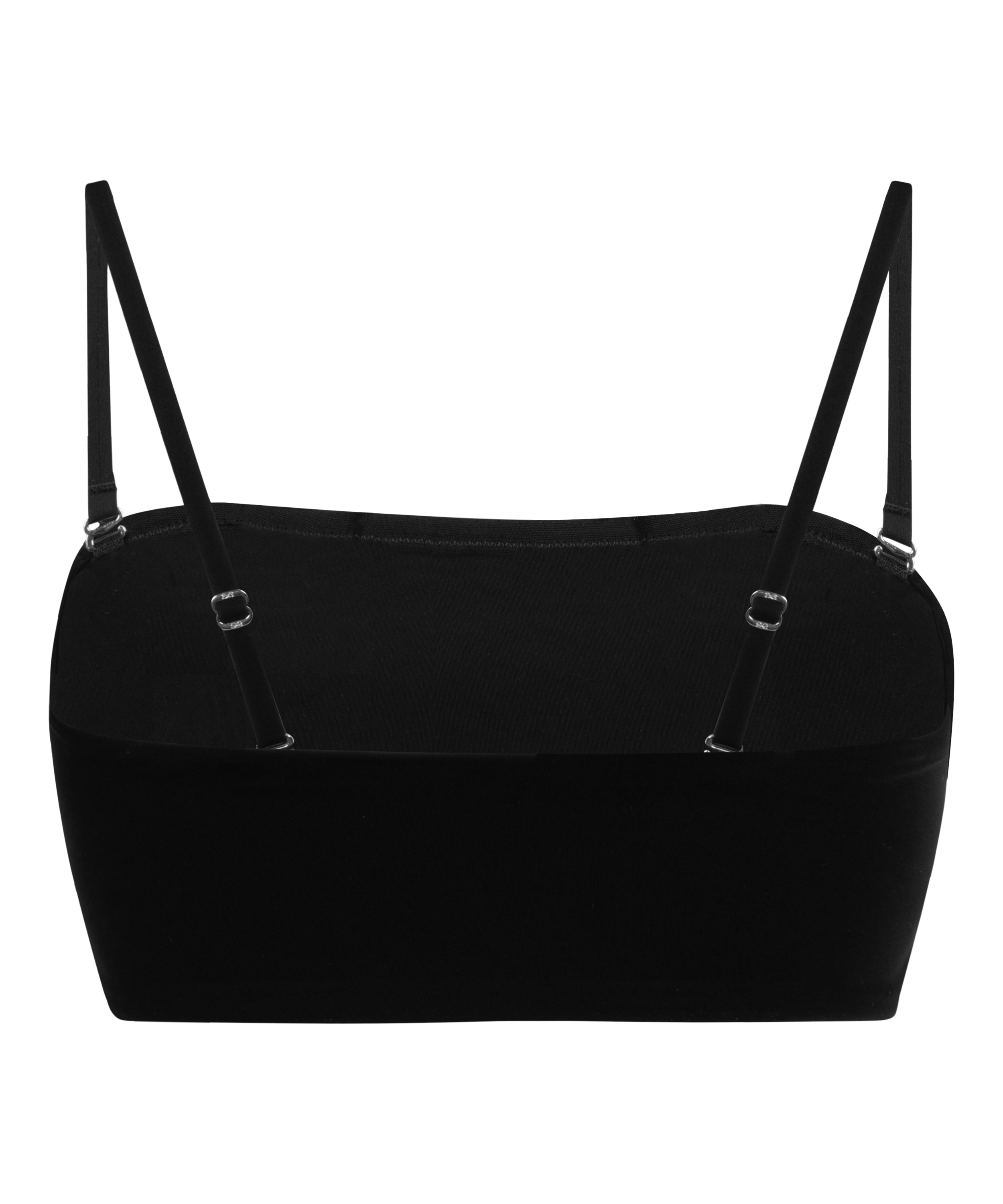 Bandeau Bralette Smooth, Zwart, main