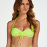 Bikini croptop ruched Glow, Geel