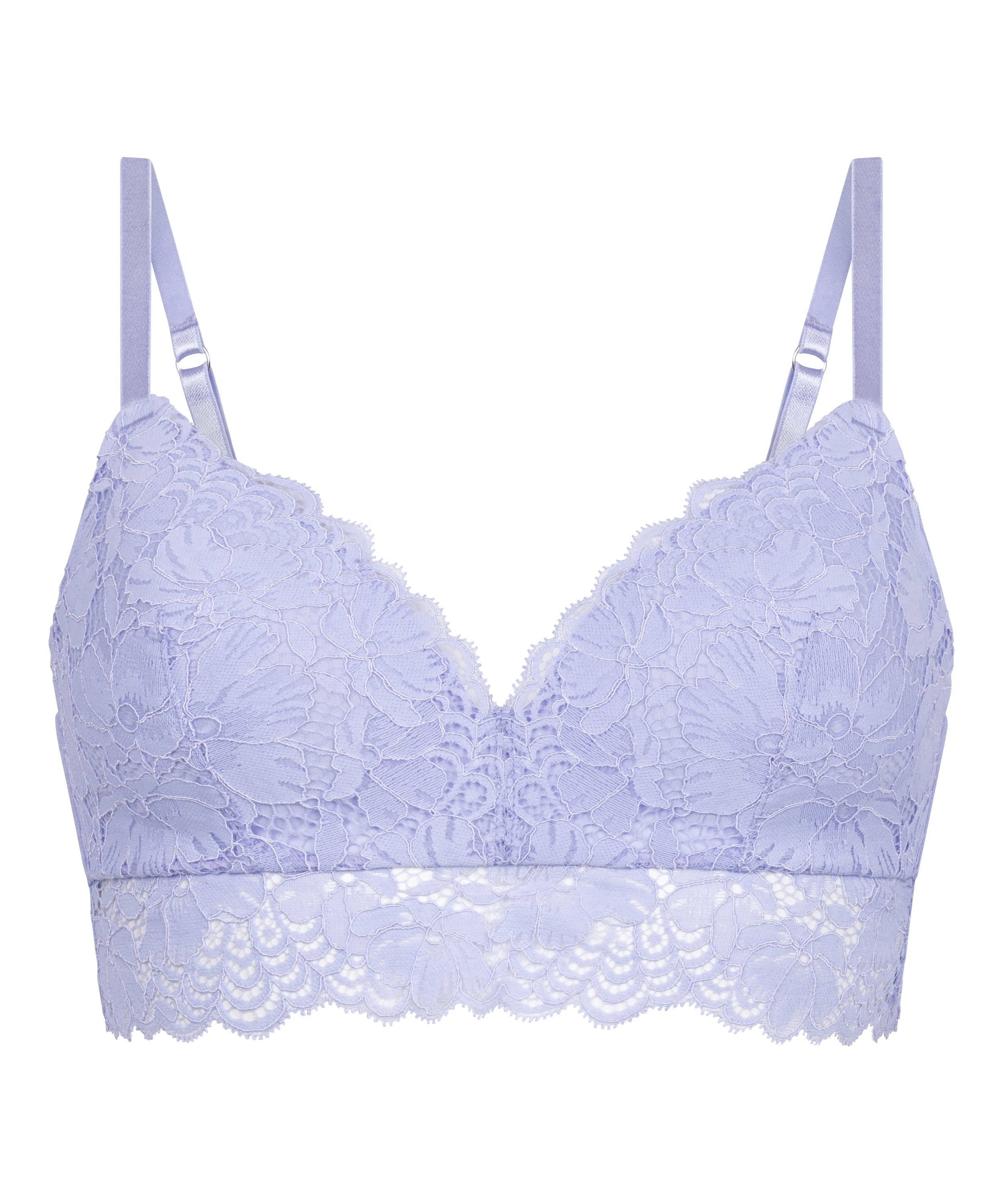 Soutien-gorge sans armatures pr&eacute;form&eacute; Andrea, Pourpre, main