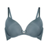 Soutien-gorge &agrave; armatures pr&eacute;form&eacute; Plunge, Bleu