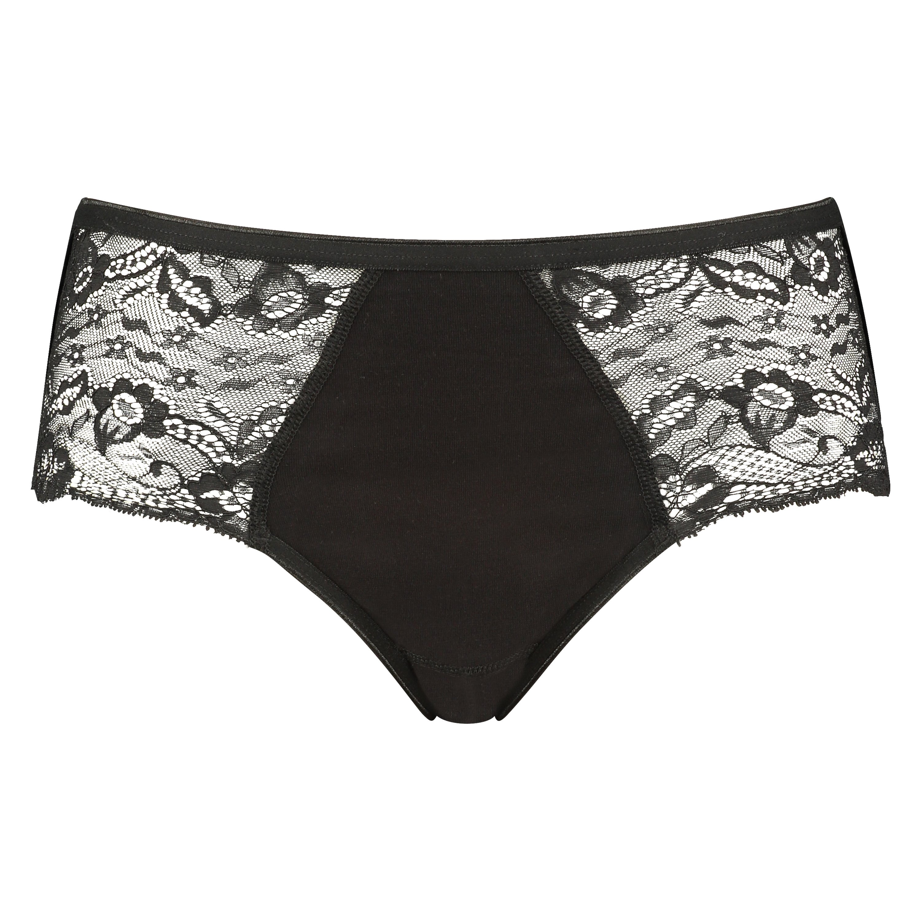 Superslip Lace Midi, Noir, main