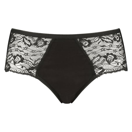 Superslip Lace Midi, Noir