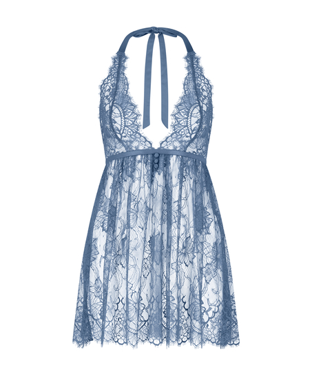 Slipdress Magdalena, Blauw