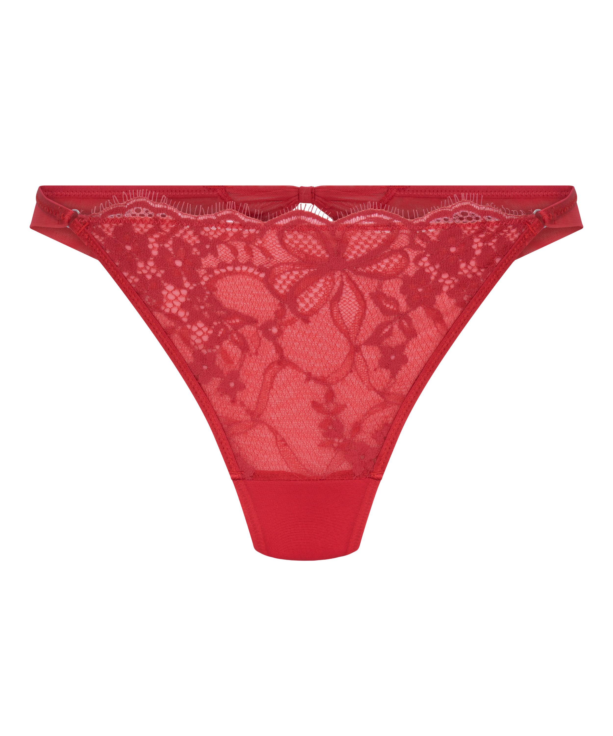 Slip br&eacute;silien Marianna, Rouge, main