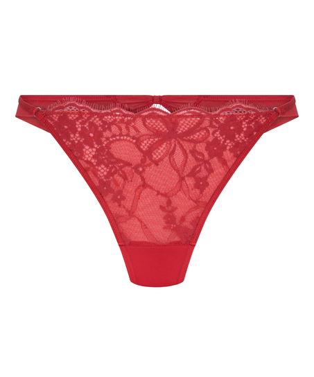 Slip br&eacute;silien Marianna, Rouge