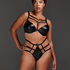 Soutien-gorge &agrave; armatures pr&eacute;form&eacute; push-up Shadow, Noir