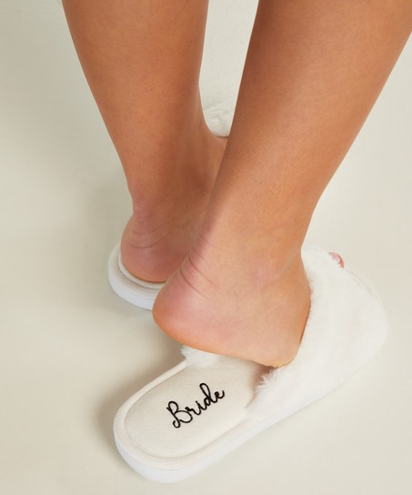 Slippers Bridal, Wit