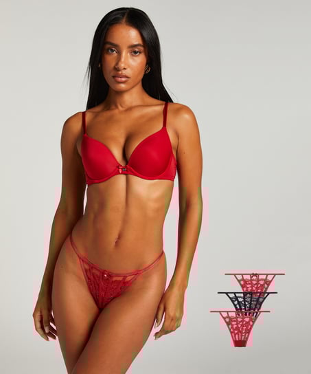 Pack de 3 strings, Rouge