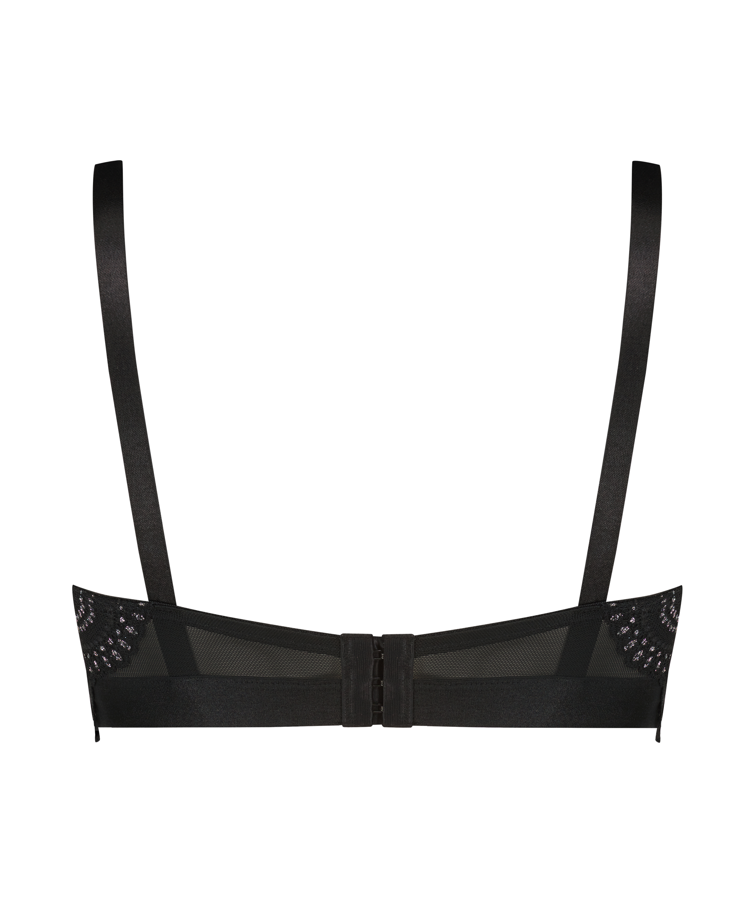 Voorgevormde longline beugel bh Donna Sparkle, Zwart, main