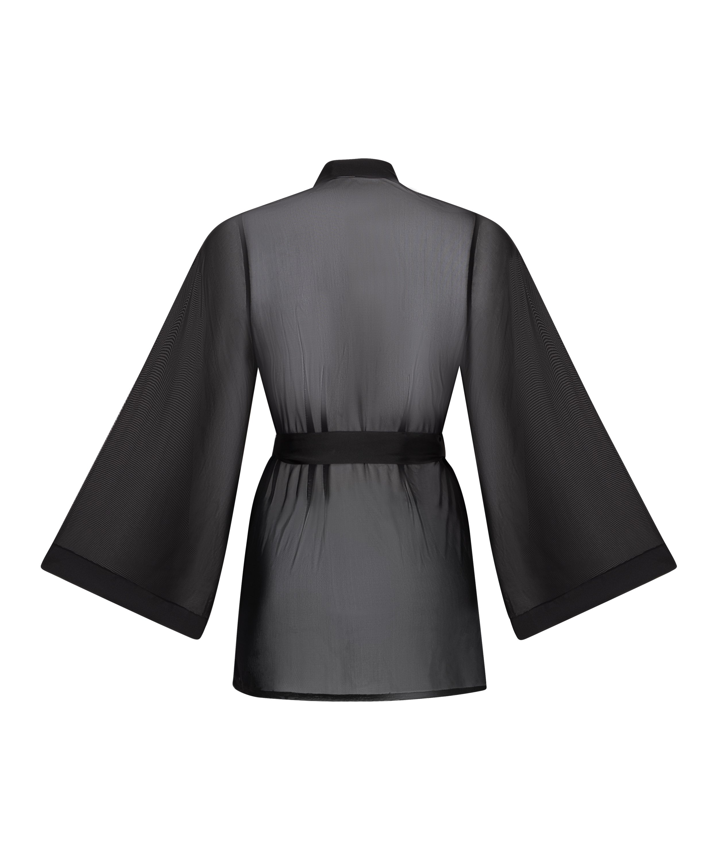 Kimono Maxime Tulle, Zwart, main
