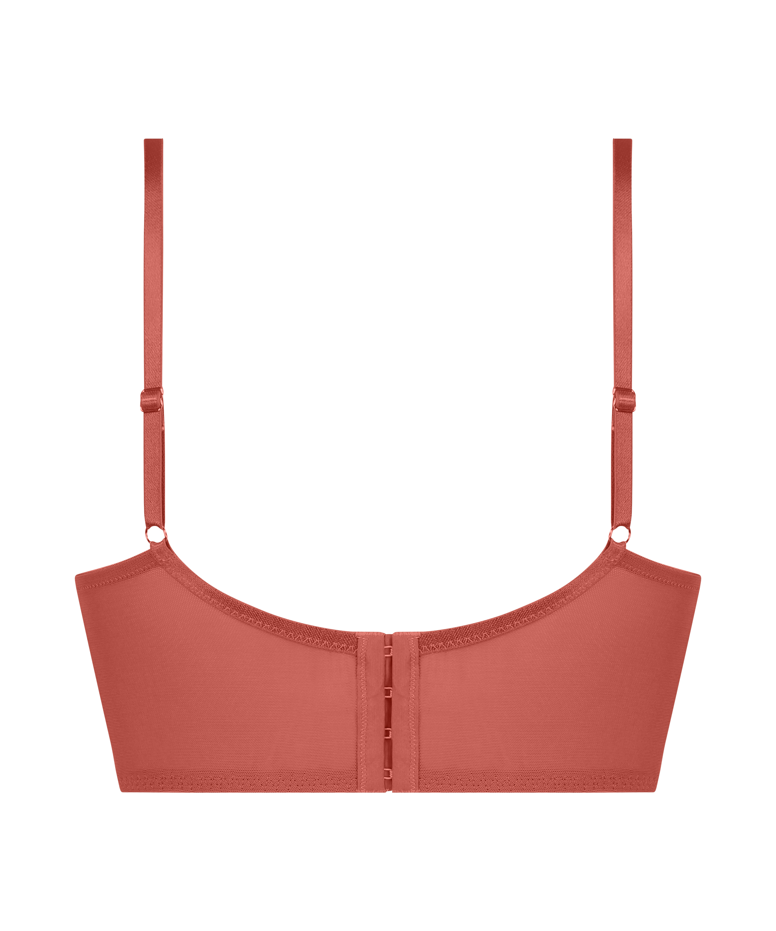 Voorgevormde longline beugel bh Arabella, Rood, main
