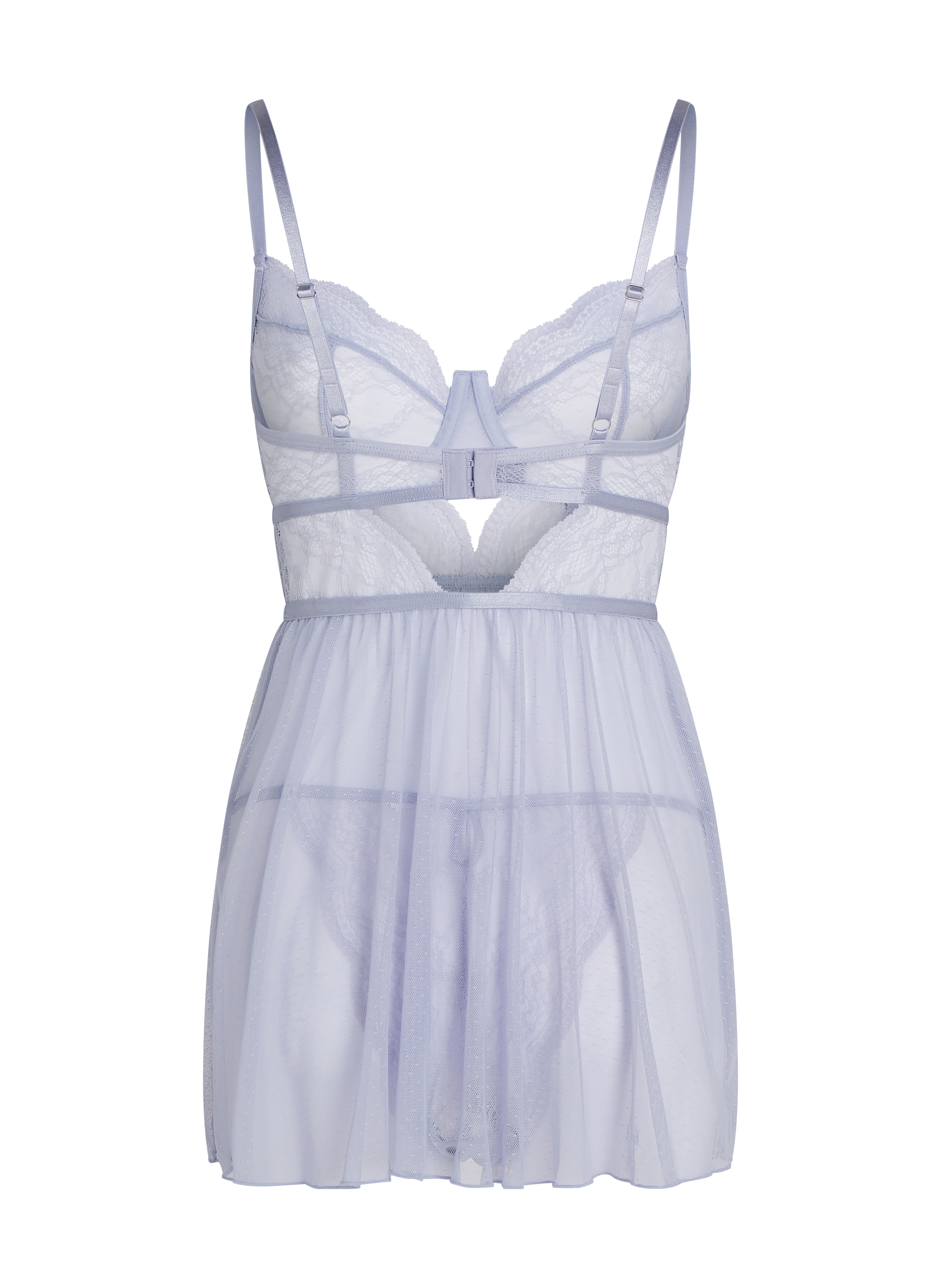 Babydoll Isabelle, Pourpre, main