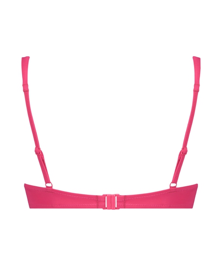 Voorgevormde push-up beugel bikinitop Luxe Cup A - E, Roze