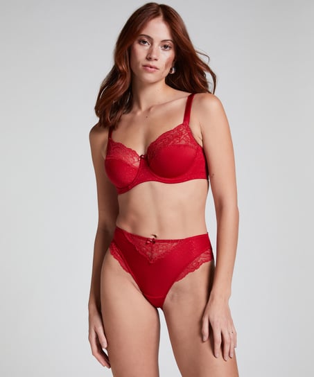 Hoge slip Sophie, Rood