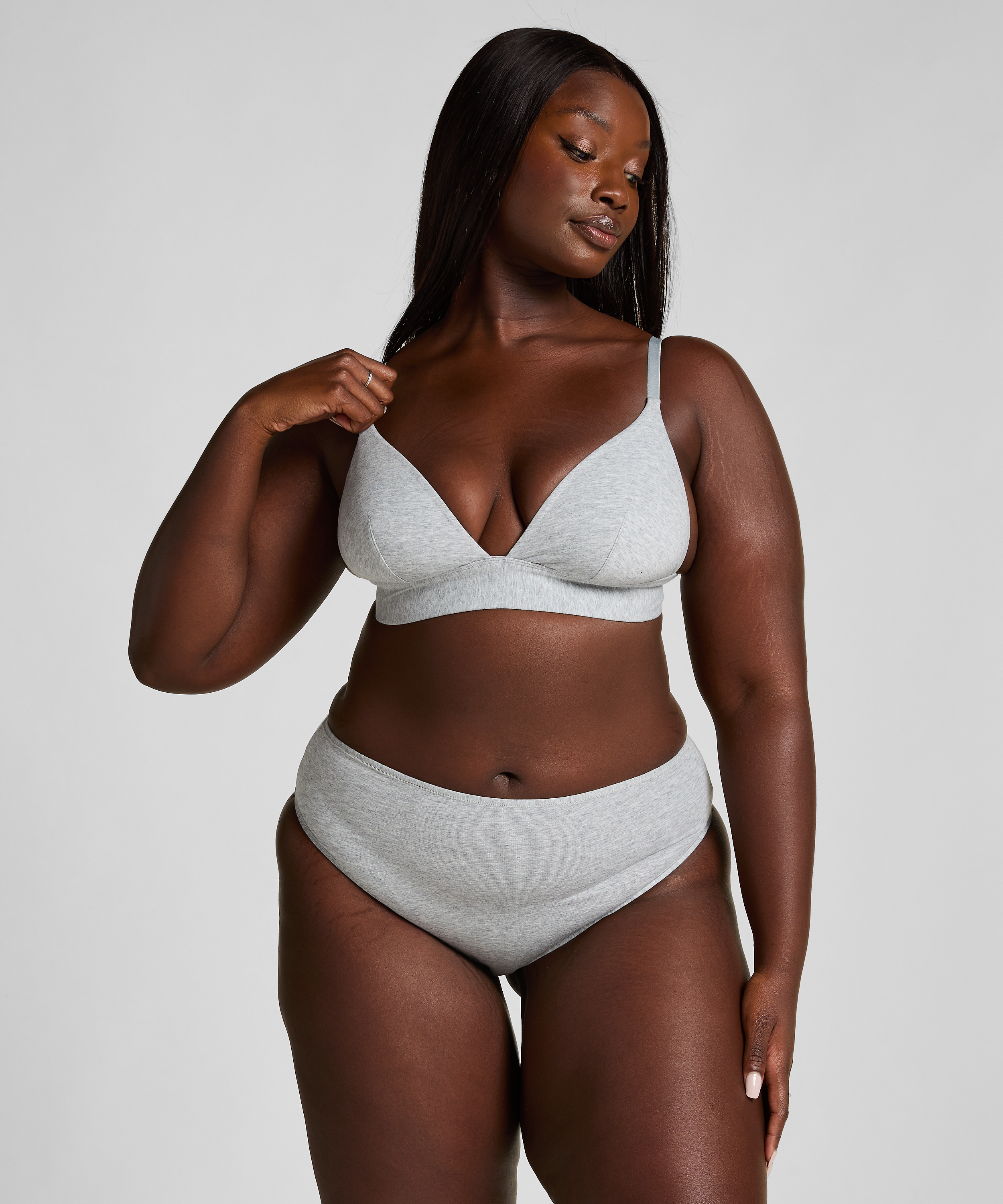 Brazilian Highleg Cotton, Grijs, main