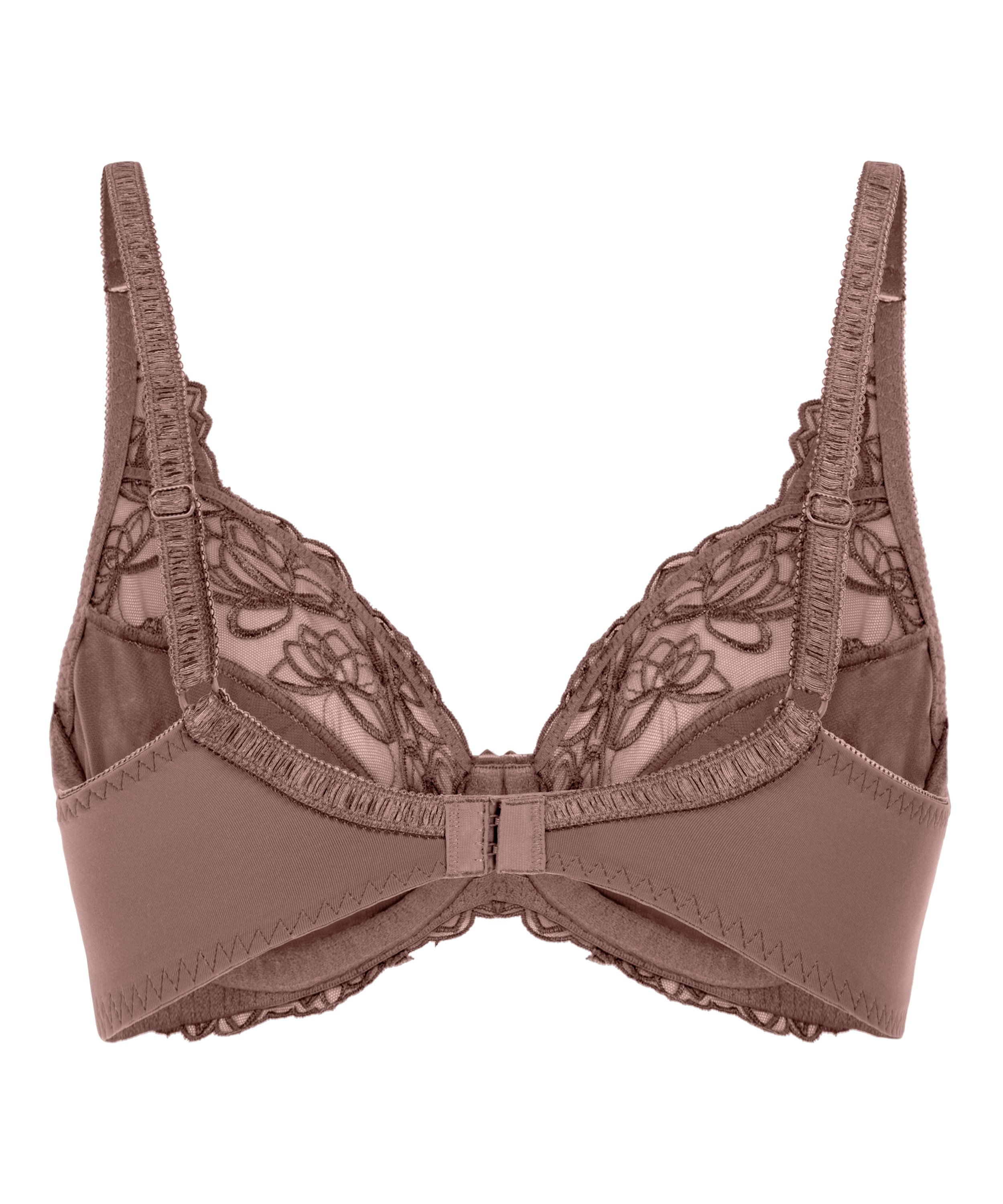 Soutien-gorge &agrave; armatures non-pr&eacute;form&eacute; Diva, Brun, main