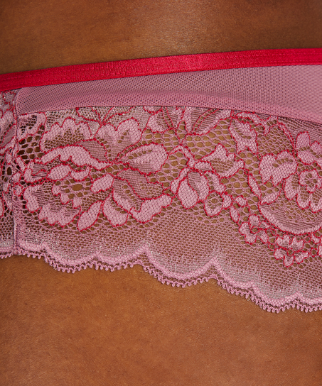 Slip br&eacute;silien short Kaya, Pourpre