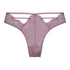 Slip brésilien échancré Clara, Pourpre