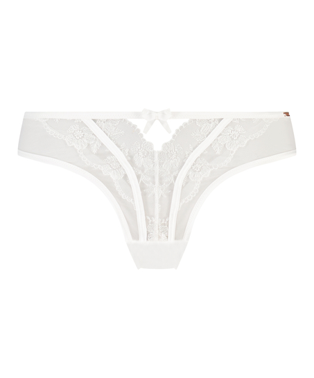 Slip br&eacute;silien Steph, Blanc