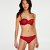 Voorgevormde strapless beugel bh Angie, Rood