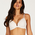 Soutien-gorge push-up &agrave; armatures rembourr&eacute; Rose, Blanc