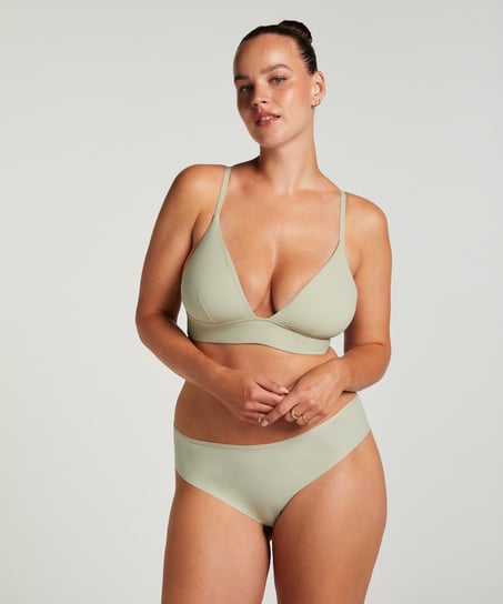 Slip brésilien Invisible Lace Back, Vert