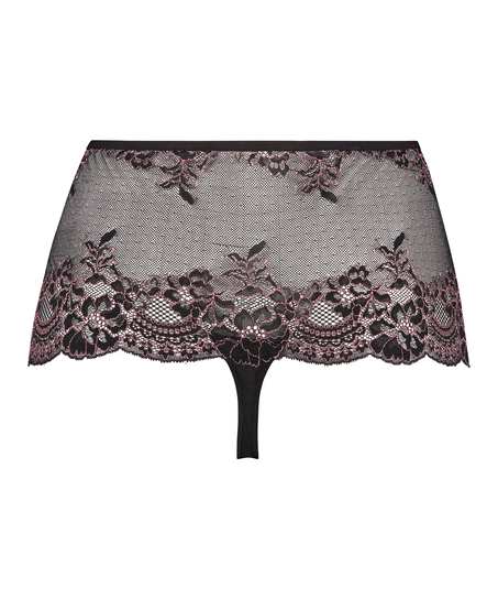 Boxerstring Doriane Curvy, Zwart