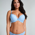 Soutien-gorge &agrave; armatures pr&eacute;form&eacute; push-up Marine, Bleu