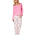 Pyama pants Dani Flower, Blanc