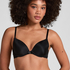 Soutien-gorge &agrave; armatures pr&eacute;form&eacute; Plunge, Noir