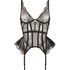 Bustier &agrave; armatures non rembourr&eacute; Akira, Noir