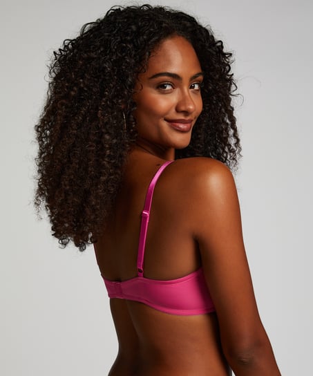Soutien-gorge &agrave; armatures pr&eacute;form&eacute; Plunge, Rose