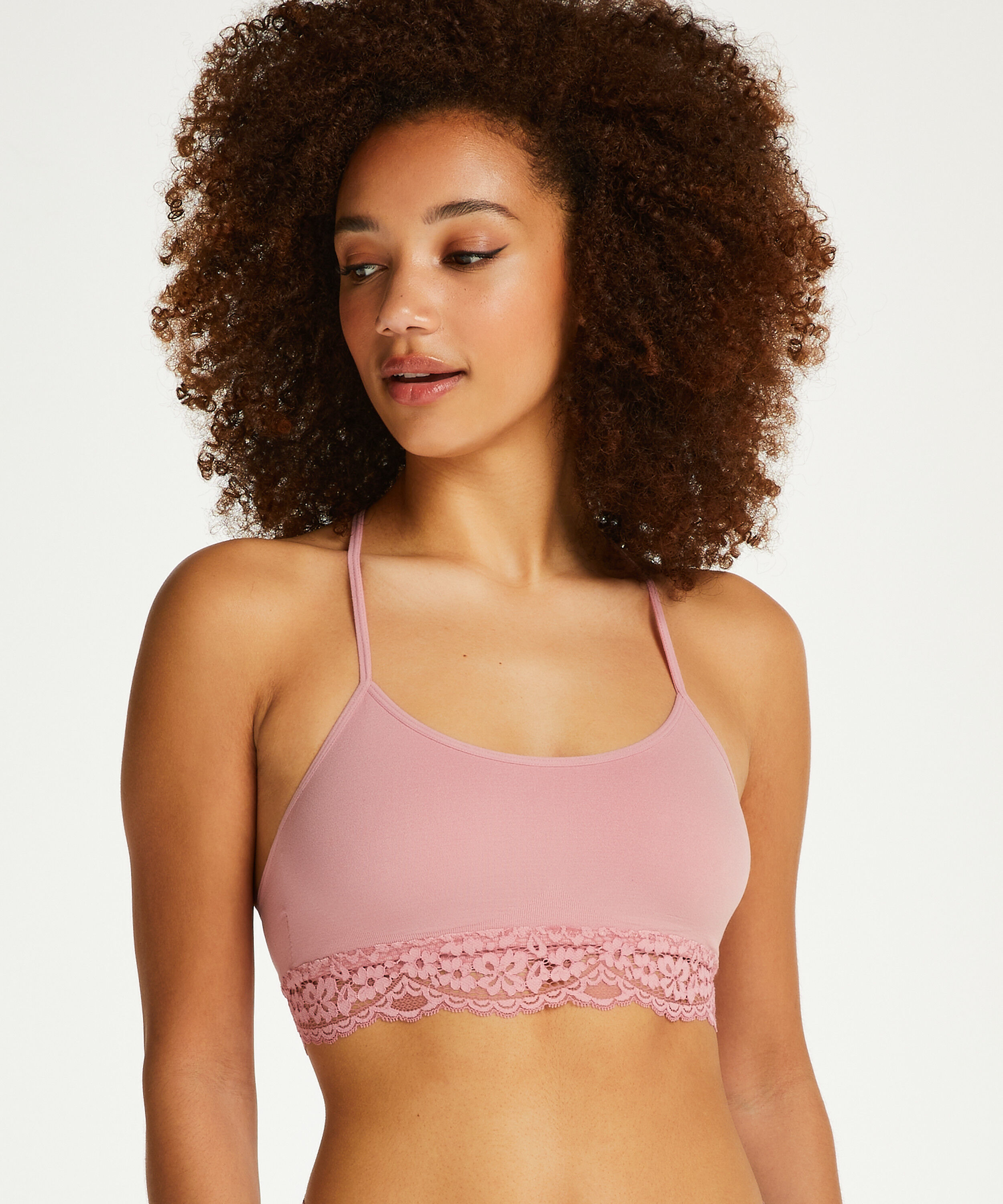 Seamless bralette Marine, Roze