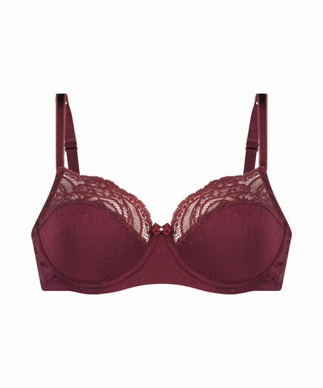 Soutien-gorge à armatures non-préformé Sophie, Rouge